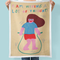 Lots of Thoughts Tea Towel