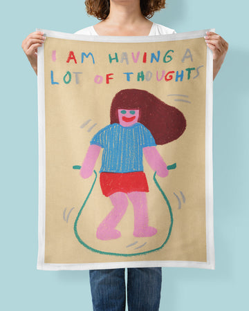 Lots of Thoughts Tea Towel